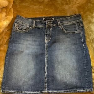 Blue jean skirt